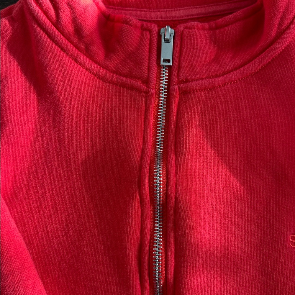 Set Active Red Quarter Zip Pullover - image 3
